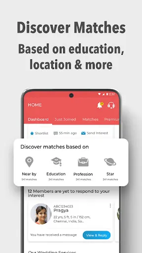 Brahmin Matrimony-Marriage App Screenshots