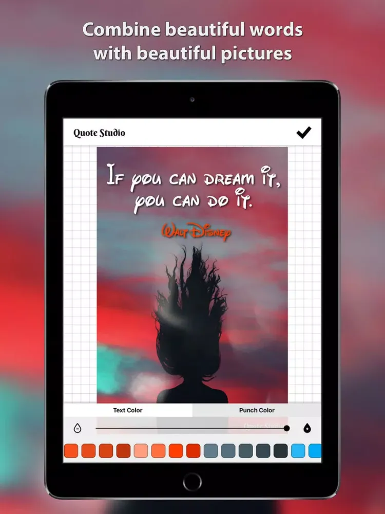 Quote Studio - Picture Quotes iPad  سکرین شاٹس