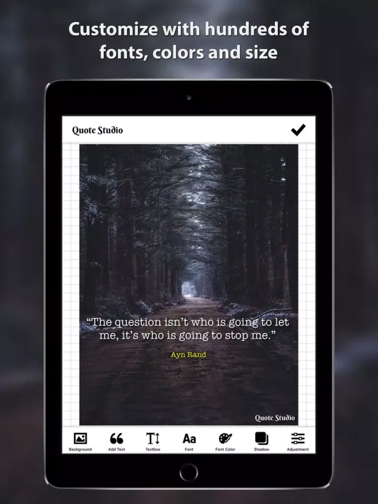 Quote Studio - Picture Quotes iPad  سکرین شاٹس