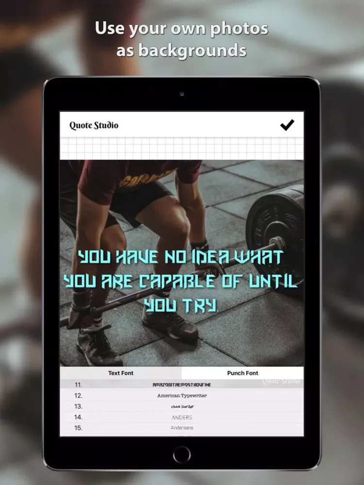 Quote Studio - Picture Quotes iPad  سکرین شاٹس