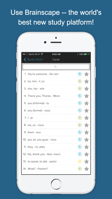 Learn French Vocab! Screenshots
