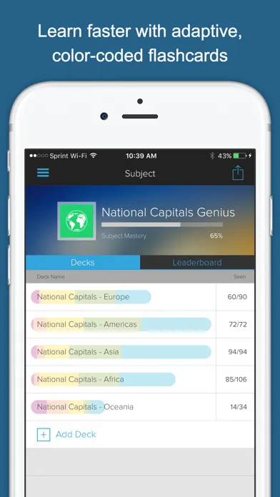 Ảnh chụp màn hình của National Capitals Genius