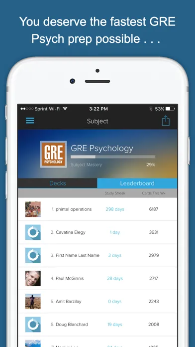 GRE Psychology Exam Prep應用截圖