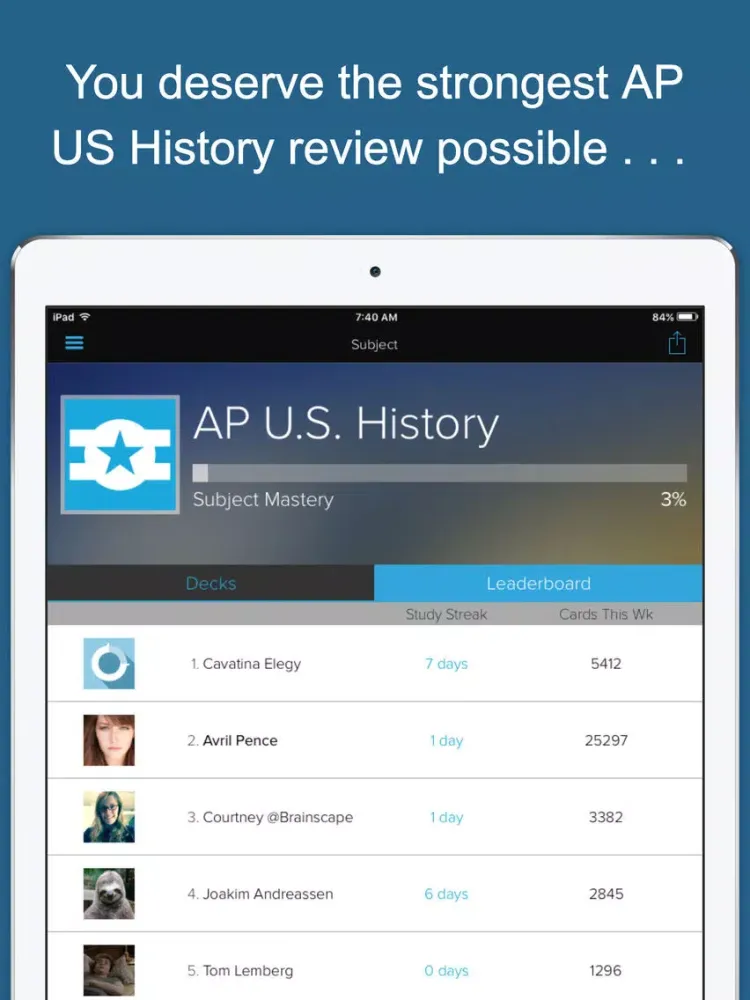 صور AP U.S. History Exam Prep iPad 