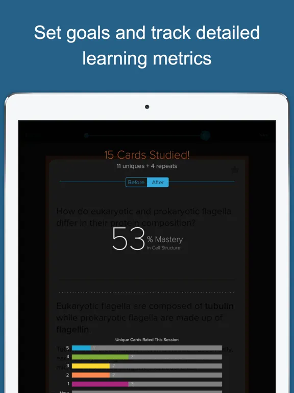 Captures d'écran de AP Biology Exam Review iPad 