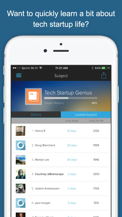 Tech Startup Genius Screenshots