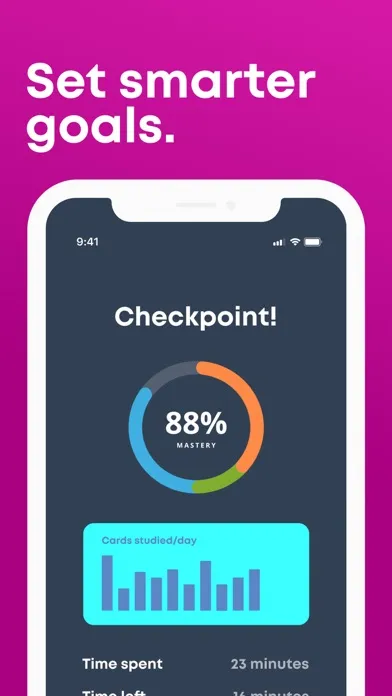 Tangkapan skrin Brainscape - Smart Flashcards