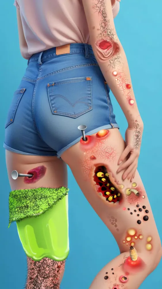 Capturas de pantalla de ASMR Doctor Makeup Salon games