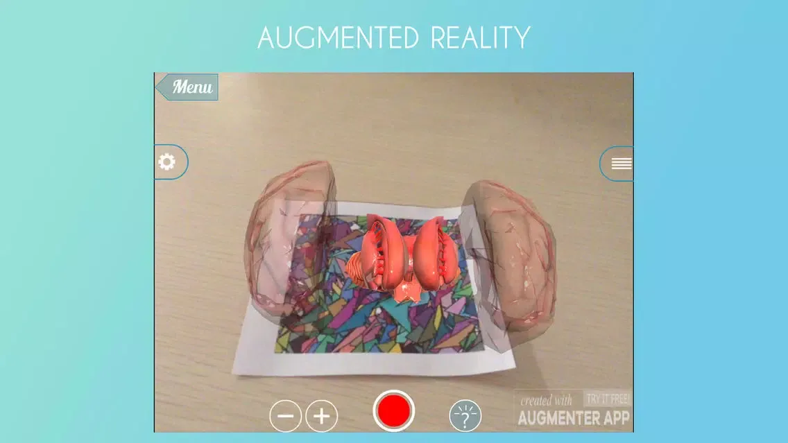 Tangkapan layar Virtual Reality (VR) Human Brain