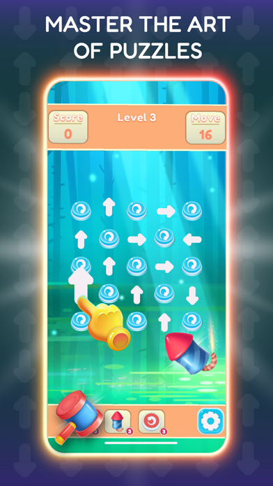 Sweep Puzzle - Tap Arrows Away应用截图
