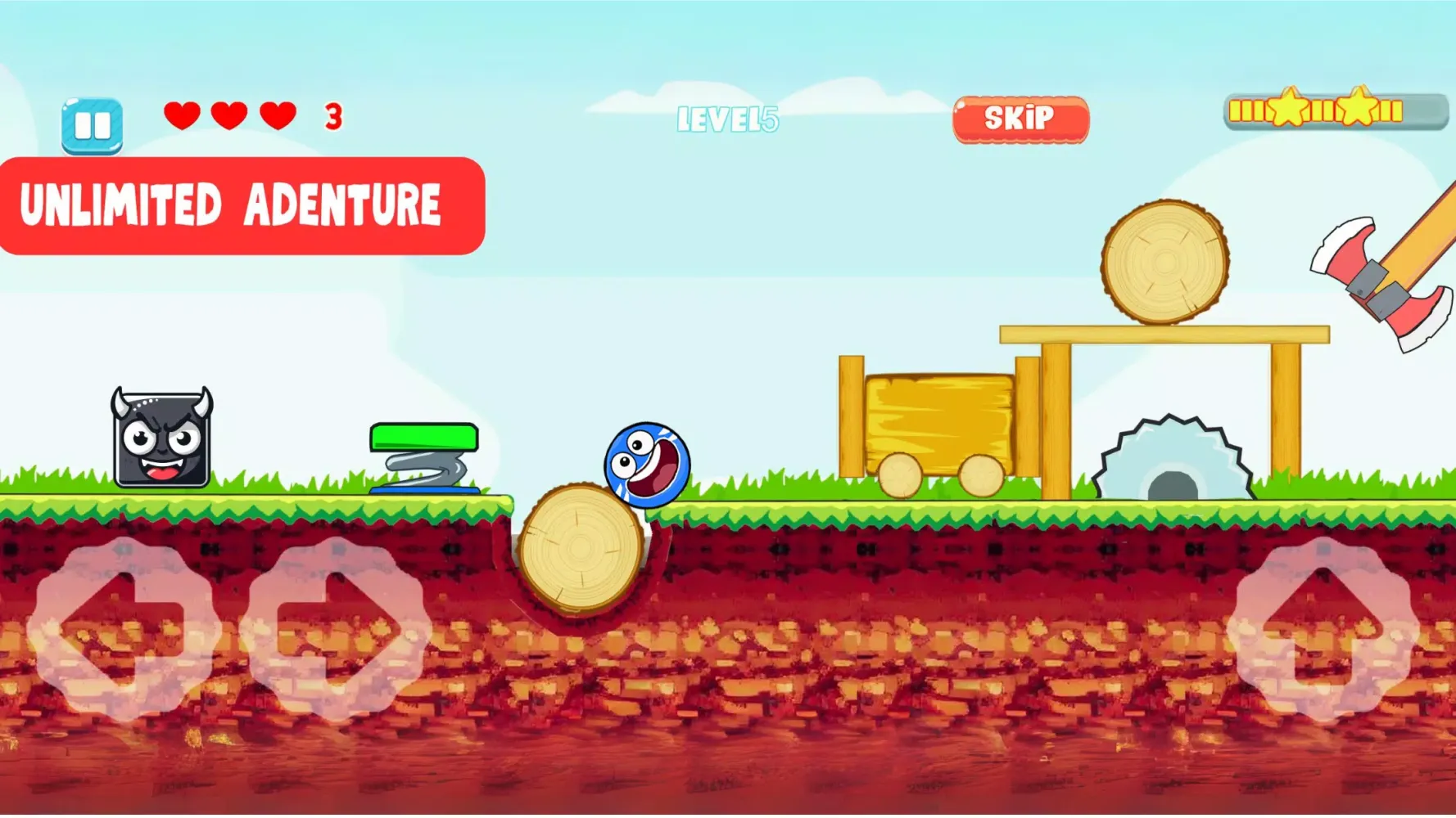 Ball V - Red Bounce Ball 5 Screenshots