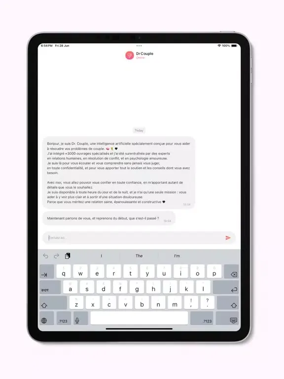 Dr Couple: Coach IA Relations iPad  سکرین شاٹس