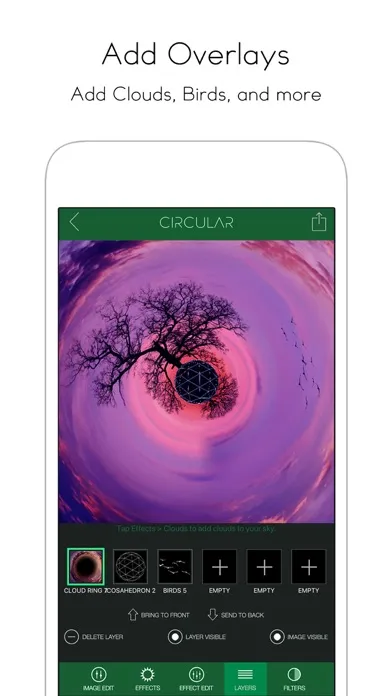 Circular Tiny Planet Editor スクリーンショット