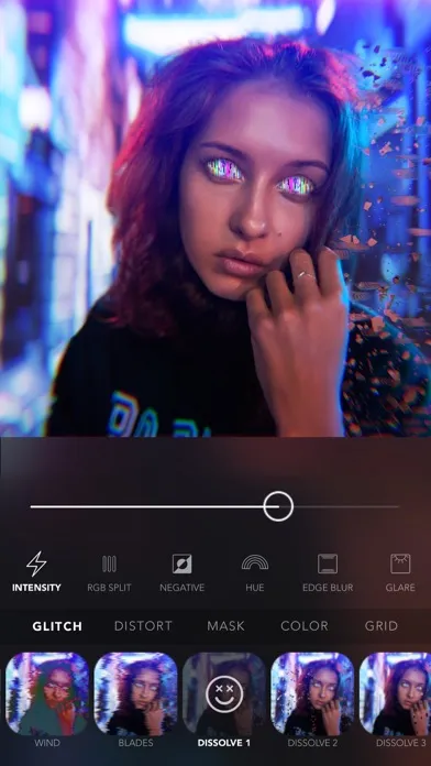 Glitch Face AI Filters Screenshots