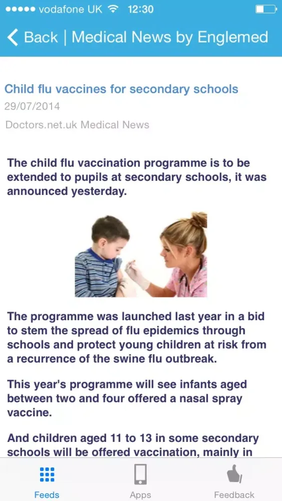 Medical news Screenshots
