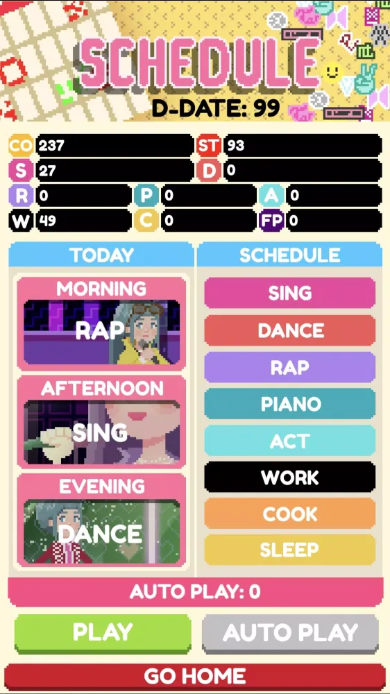 Kpop Idol Simulator Screenshots