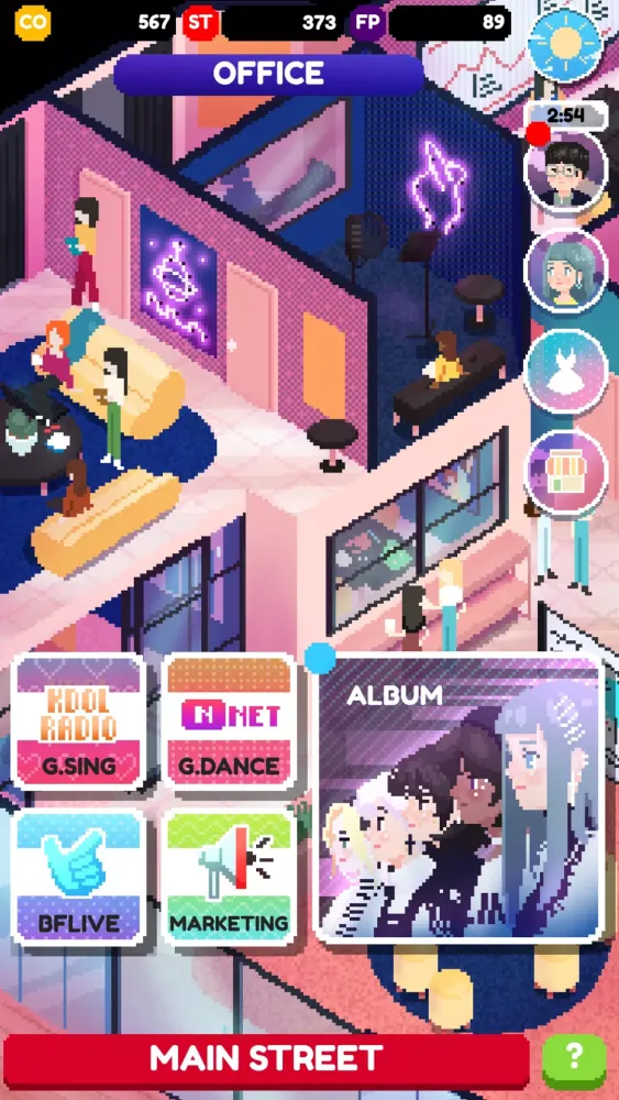 Kpop Idol Simulator Screenshots