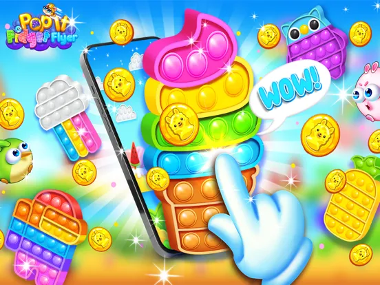 Zrzuty ekranu Pop It Fidget Flyer 3D Toys iPad 