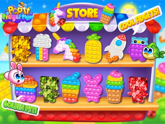 Zrzuty ekranu Pop It Fidget Flyer 3D Toys iPad 