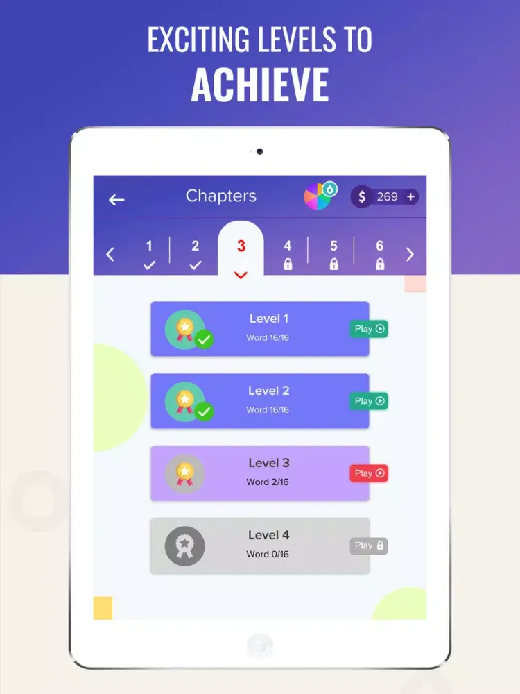 WordCross Champ - Brain Puzzle iPad  スクリーンショット