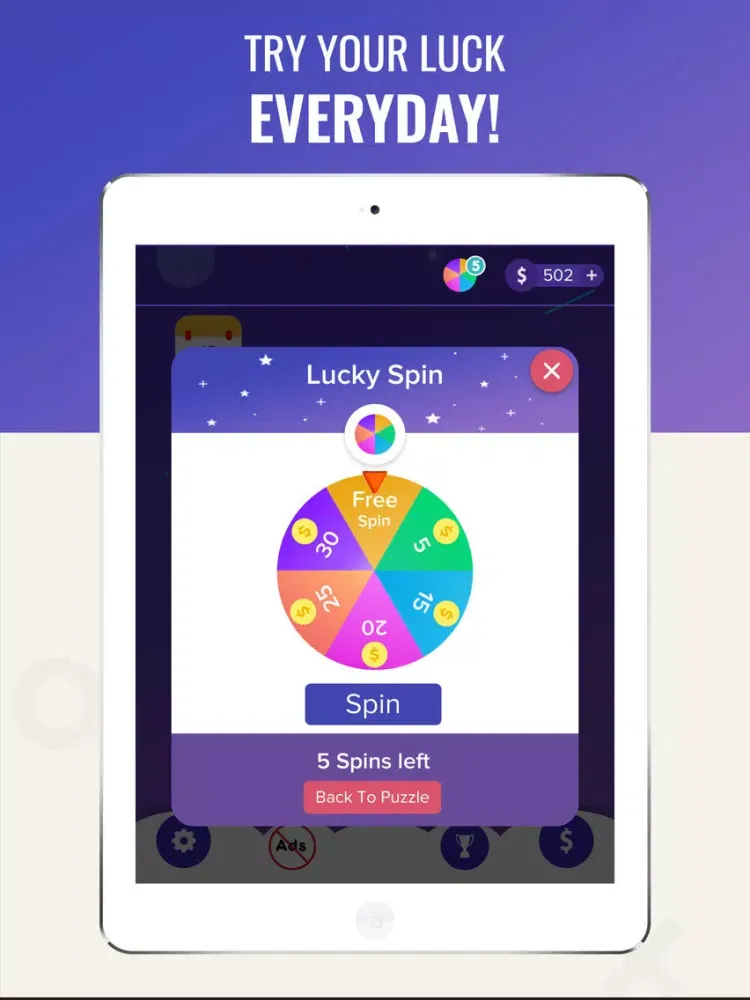 WordCross Champ - Brain Puzzle iPad  スクリーンショット