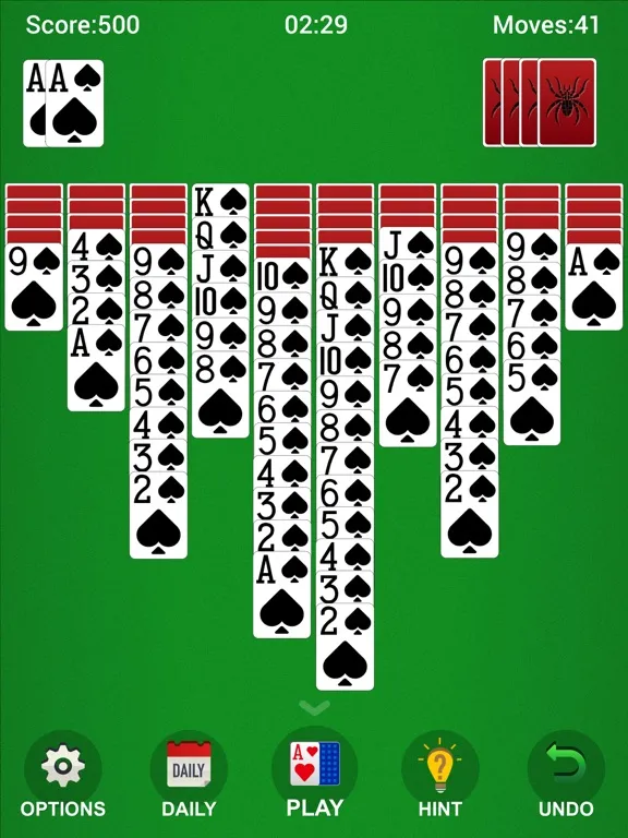 .Spider Solitaire! iPad स्क्रीनशॉट
