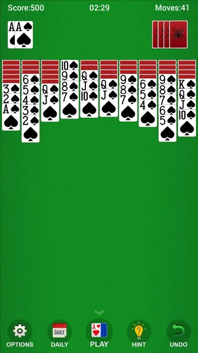 .Spider Solitaire! स्क्रीनशॉट