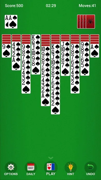 .Spider Solitaire! स्क्रीनशॉट