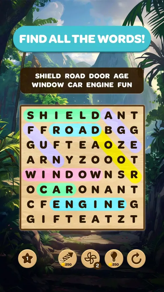 Word Search Hunt Ekran Görüntüleri