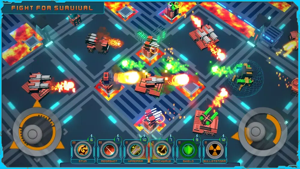 Blocky Bot Shooter : Outlast应用截图