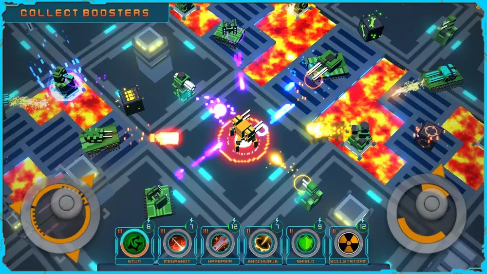 Blocky Bot Shooter : Outlast应用截图