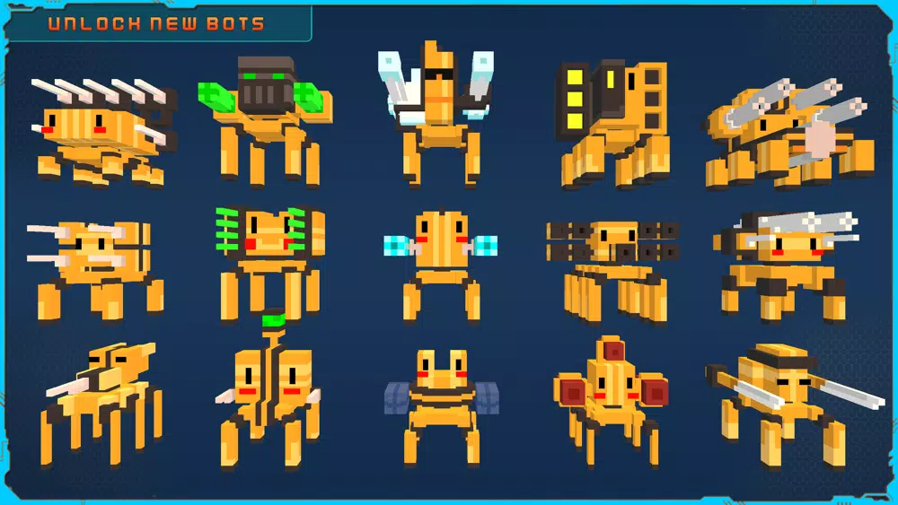 ภาพหน้าจอของ Blocky Bot Shooter : Outlast