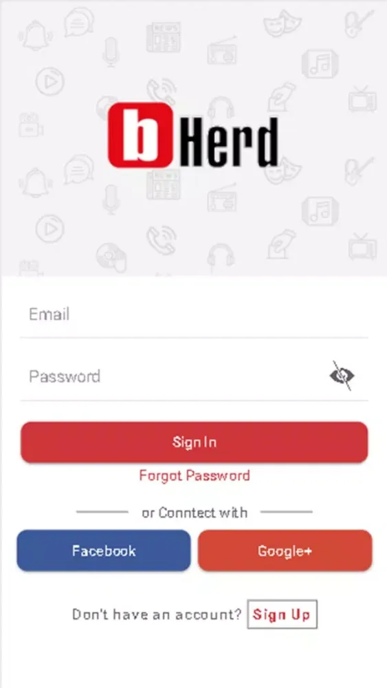 Tangkapan layar bHerd Ultimate Media Platform