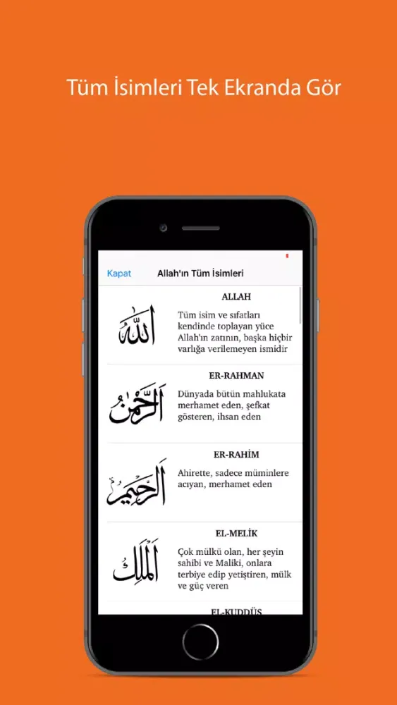 صور Allah'ın İsimleri
