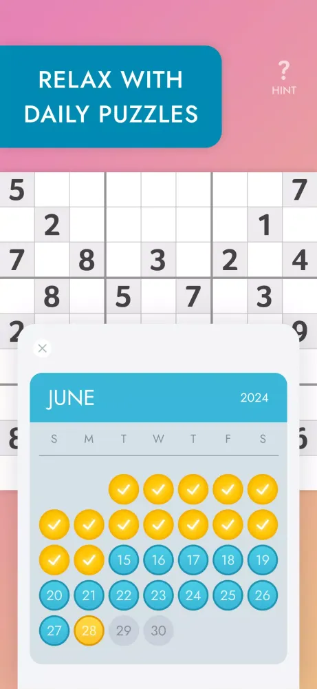 Скриншоты Sudoku
