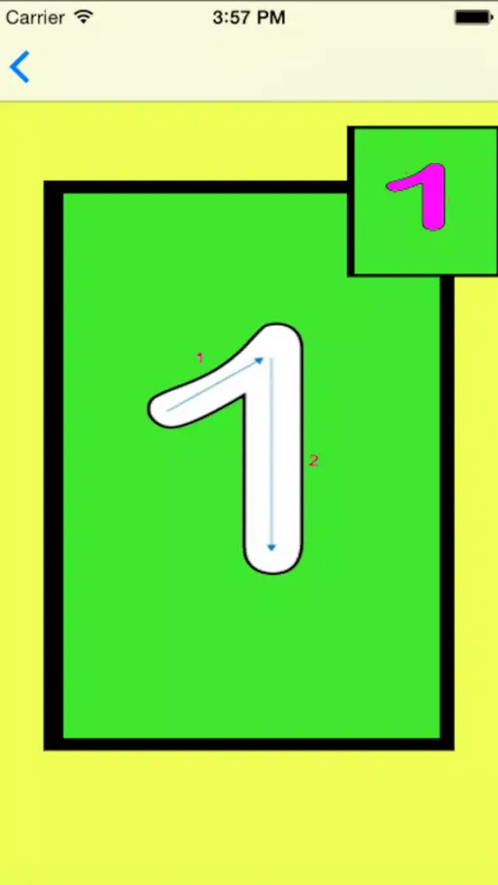 ภาพหน้าจอของ Abc Tracer Lte Flashcard Game With Coloring 123 Drawing For Kids
