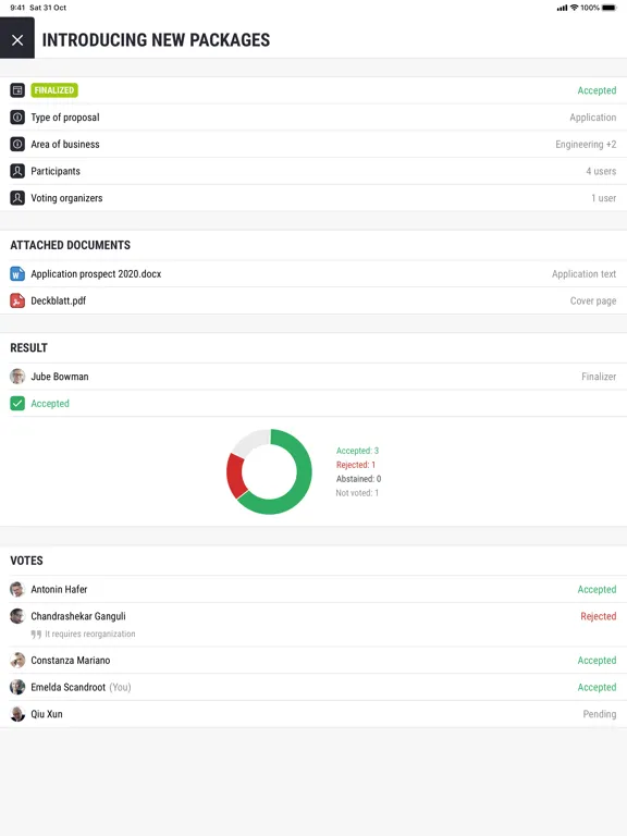 Brainloop MeetingSuite iPad  Screenshots
