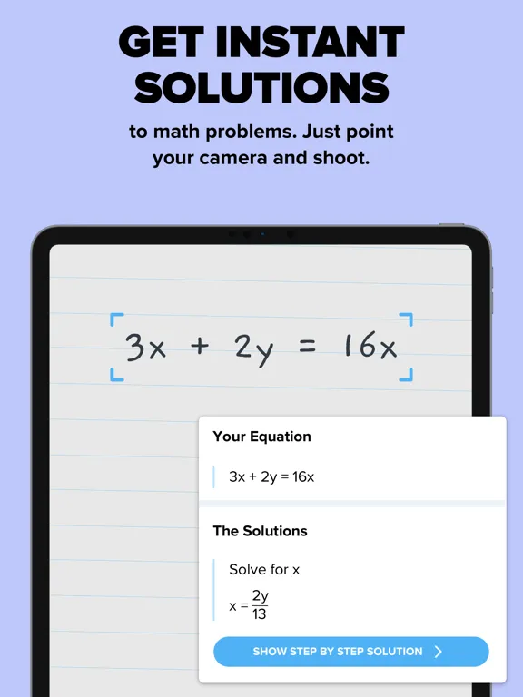 Tangkapan skrin Brainly: AI Homework Helper iPad 