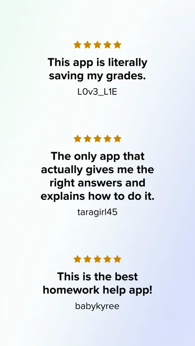 Tangkapan skrin Brainly: AI Homework Helper