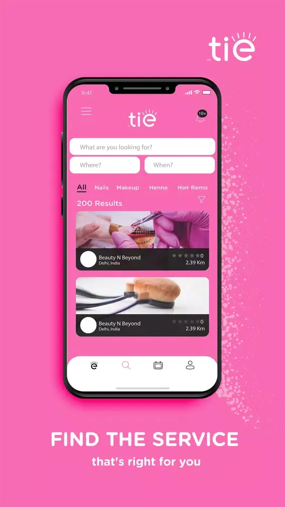 Скриншоты Tie | Salon & Spa Appointments