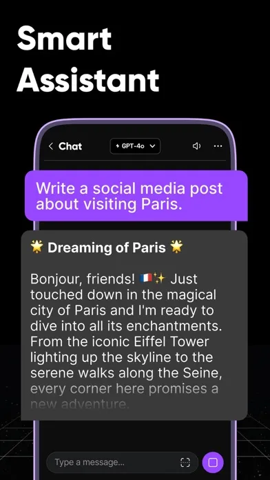 Capturas de pantalla de AI Chat Assistant - Chatomic