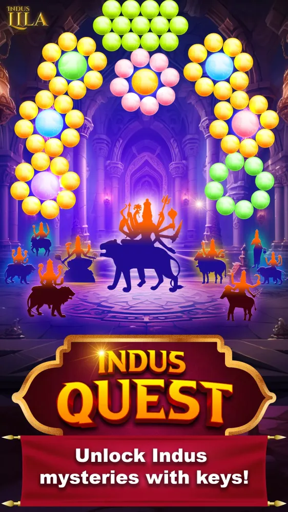 Capturas de pantalla de Indus Quest Idols: Bubble game