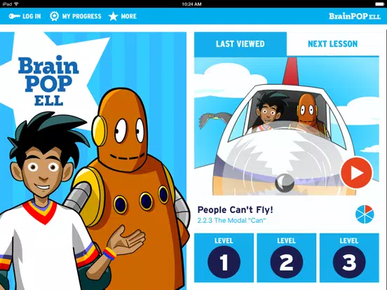 BrainPOP ELL iPad  スクリーンショット