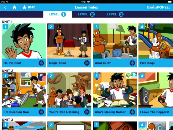 BrainPOP ELL iPad  スクリーンショット