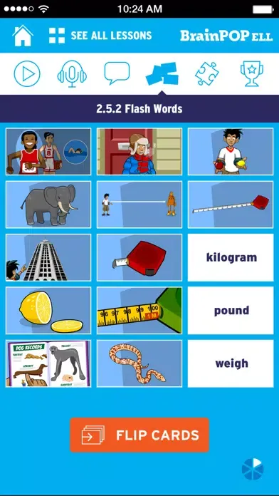 BrainPOP ELL 스크린샷
