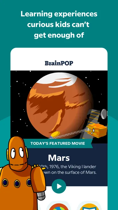 Capturas de tela do BrainPOP