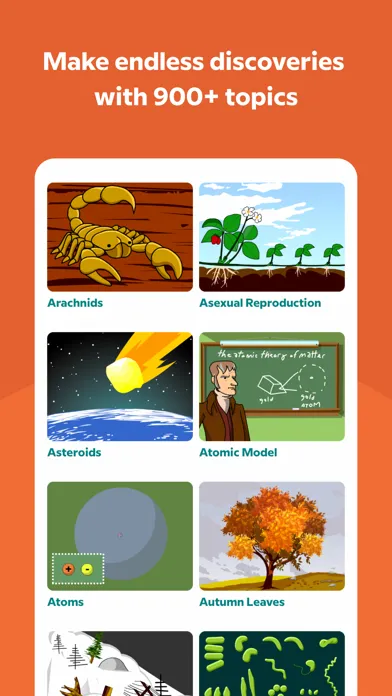 Capturas de tela do BrainPOP