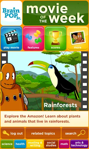 Скриншоты BrainPOP Jr. Movie of the Week
