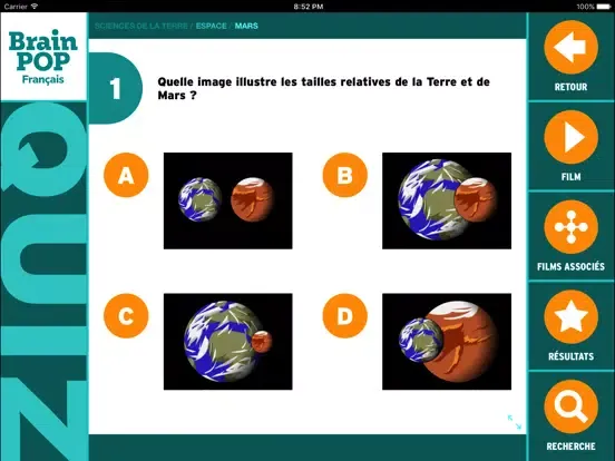 Screenshot di BrainPOP: Film du Jour iPad 