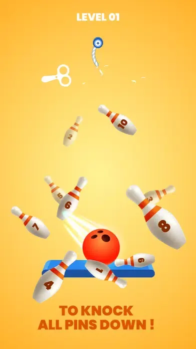 Ảnh chụp màn hình của Tricky Bowling